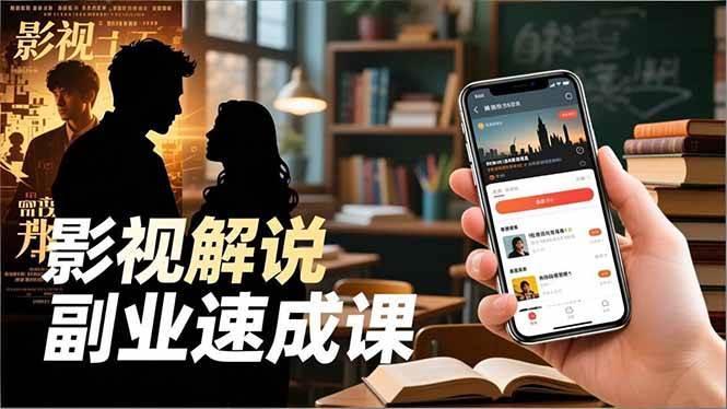 (16740期)Tk影视解说副业速成课,软件安装、全流程实操、爆款预设,新手两周变现-资源站